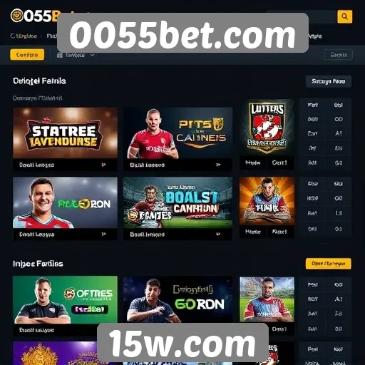 Jogos disponíveis no site 0055bet